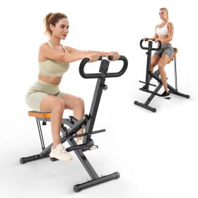 Squat Machine for Home, Assist Trainer for Glutes Workout Foldable with Resistance Bands, for Botty Glutes Butt Thighs